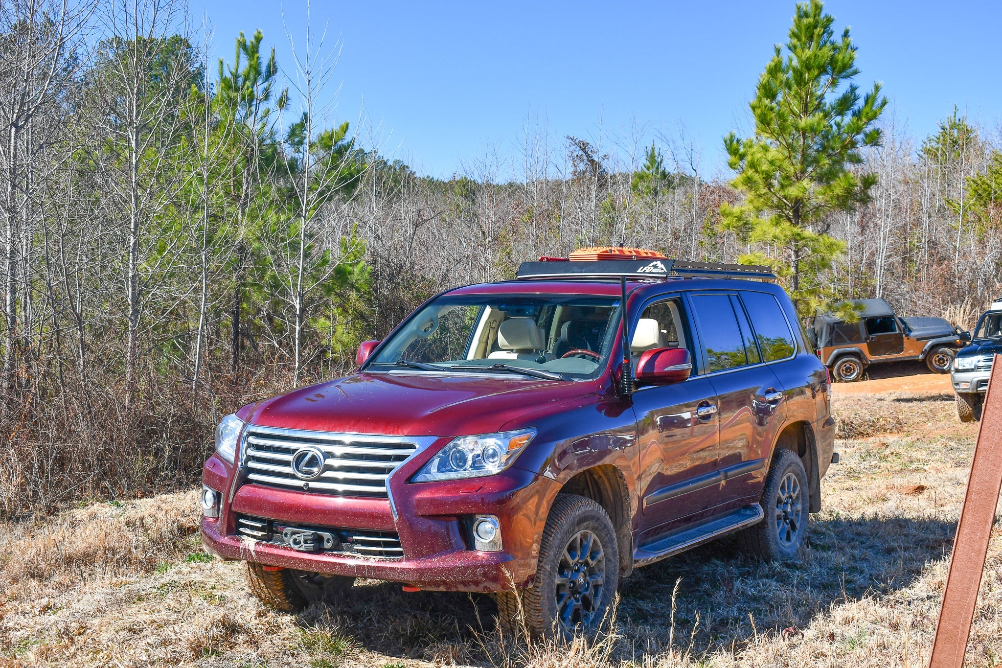 3/4 Stainless Steel Roof Rack Side Rails - LX570 - Image 4