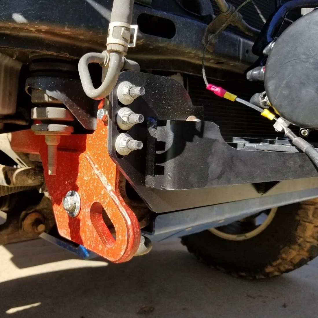Adjustable Hidden Winch Mount - 5th Gen 4Runner - Image 3