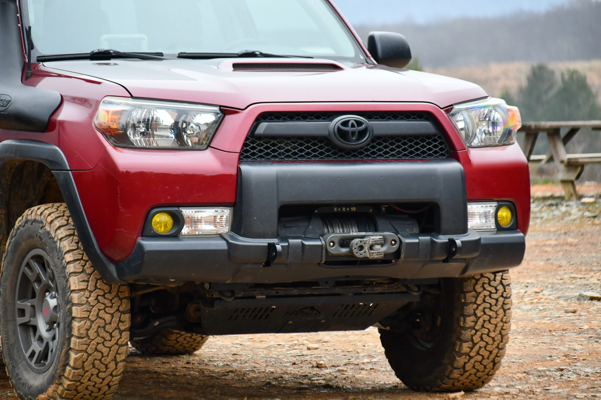 Adjustable Hidden Winch Mount with Recovery Points - 5th Gen 4Runner - Image 11