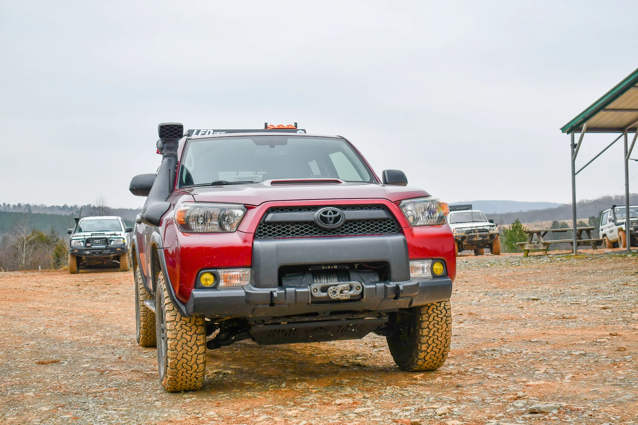 Adjustable Hidden Winch Mount with Recovery Points - 5th Gen 4Runner - Image 9