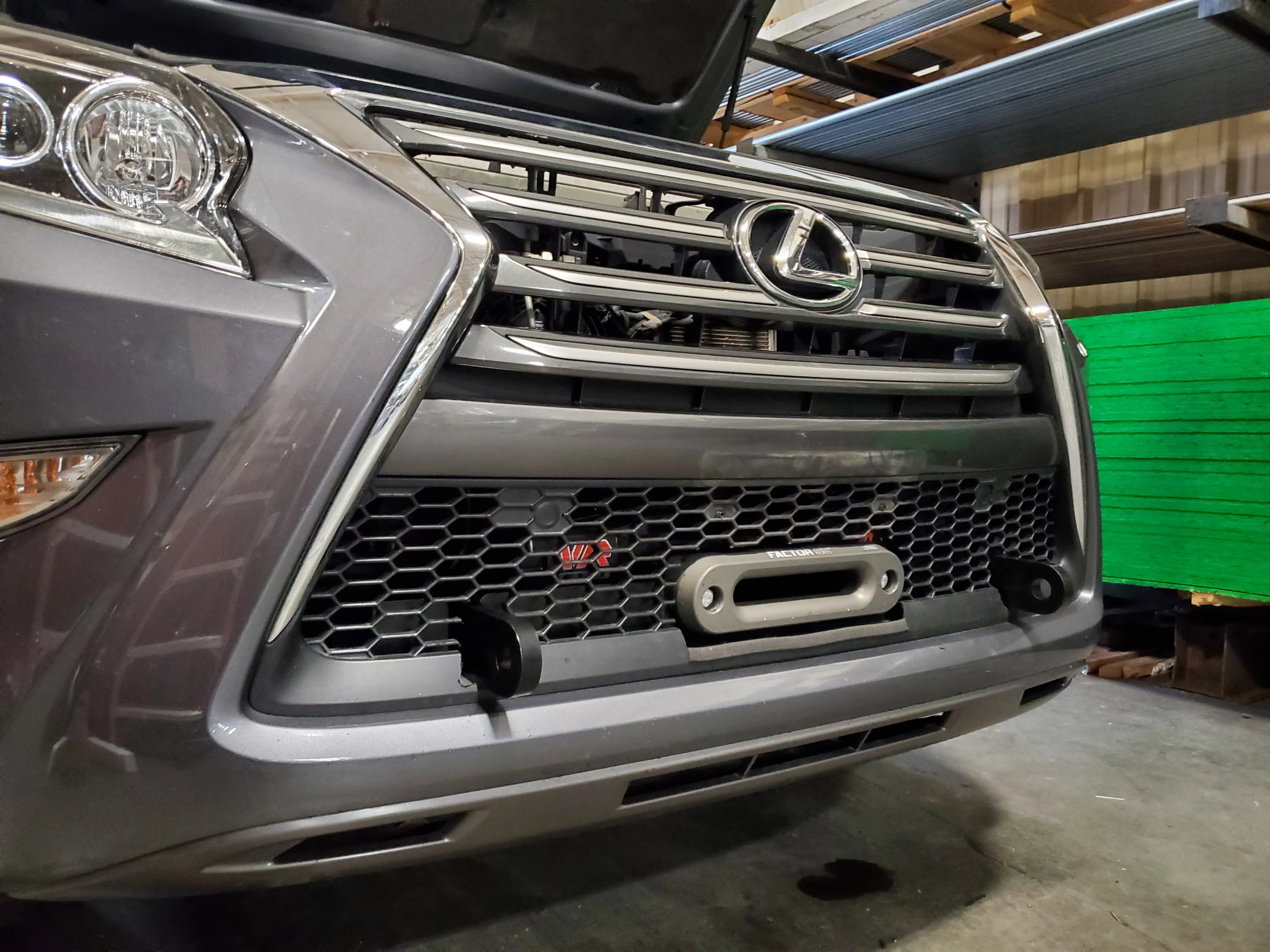Adjustable Hidden Winch Mount with Recovery Points - GX460 - Image 12