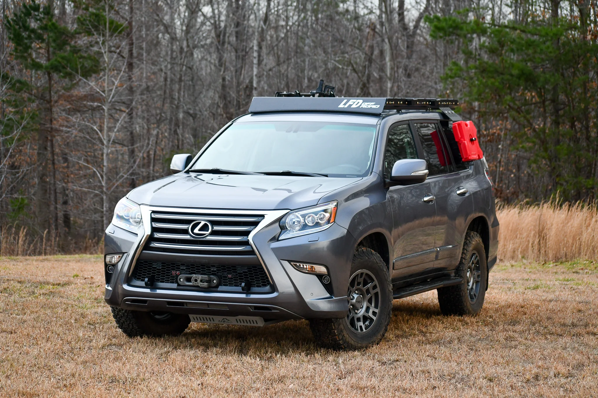 Adjustable Hidden Winch Mount with Recovery Points - GX460 - Image 17