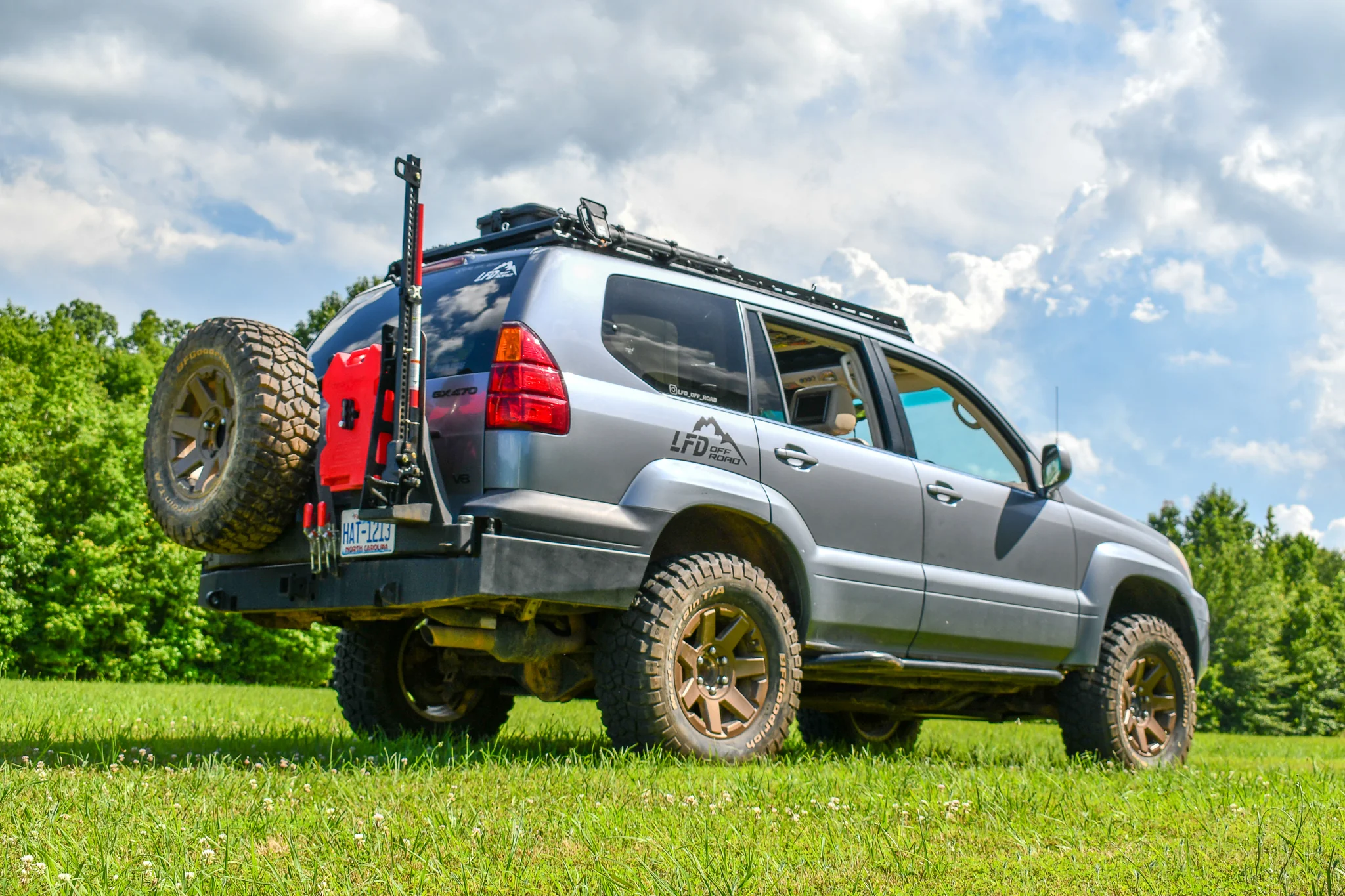 High Clearance Dual Swing Rear Bumper - GX470 - Image 5