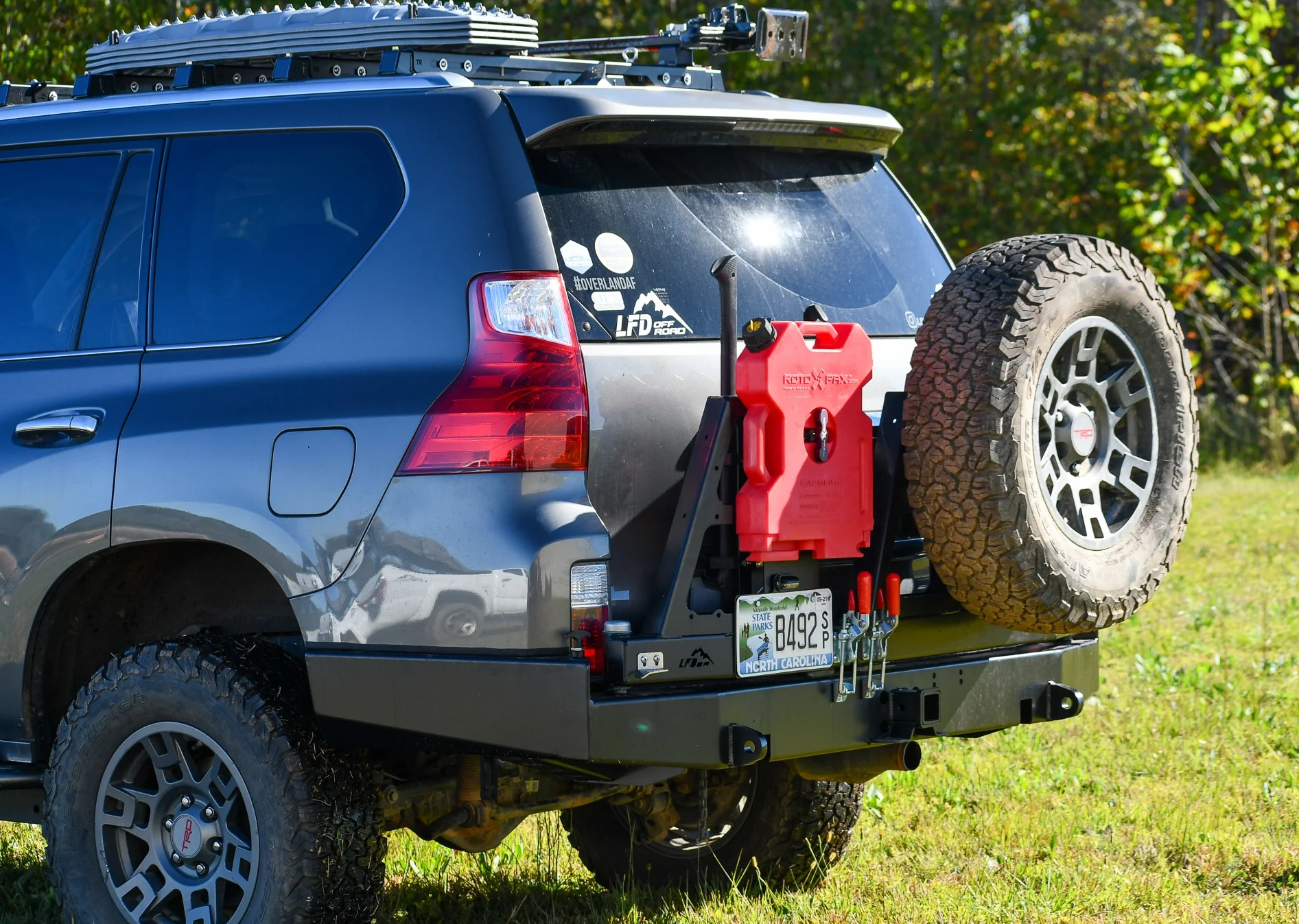 High Clearance Dual Swing Rear Bumper - GX460 - Image 3